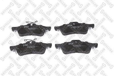 Колодки дисковые задние с антискрипными пластинами STELLOX 873002BSX