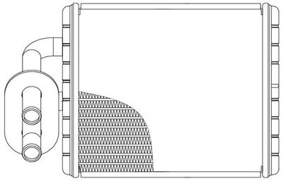 Радиатор отопителя LUZAR LRH2901