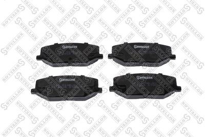 Колодки дисковые передние с антискрипными пластинами STELLOX 201010BSX