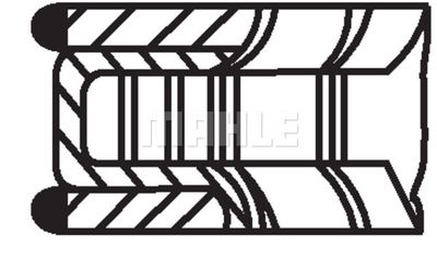 Кольцо цилиндра Teikoku Piston Ring 36002