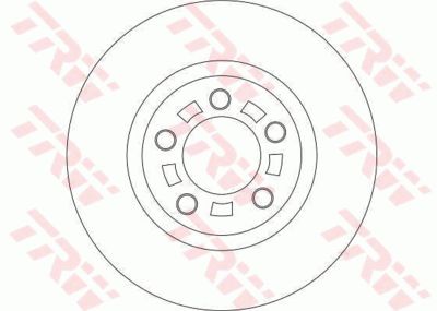 Диск тормозной передний TRW DF4385