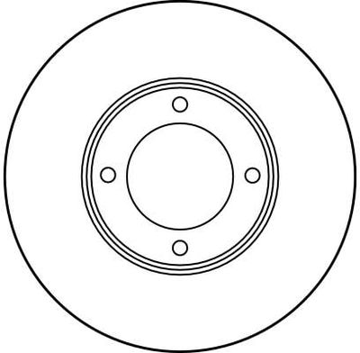 Диск тормозной TRUSTING DF1438