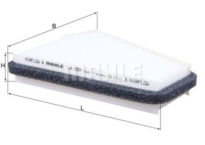Фильтр салона MAHLE LA854