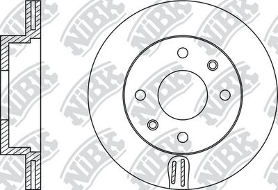 Диск тормозной передний NIBK RN1221