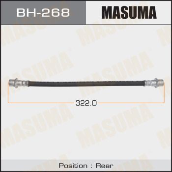 Шланг тормозной задний Masuma BH268