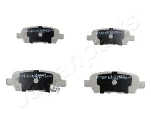 Колодки тормозные дисковые JAPANPARTS PP154AF