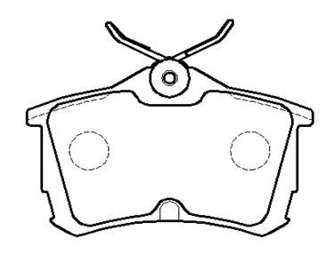 Колодки тормозные дисковые HSB HP9236