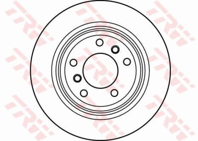 Диск тормозной задний TRW DF4143