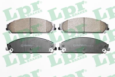 Колодки тормозные передние спорт LPR 05P1401
