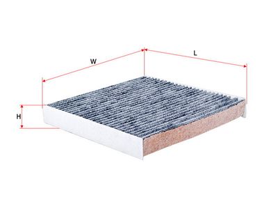 Фильтр салона угольный SAKURA CAC18350