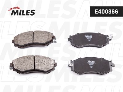 Колодки тормозные передние Miles E400366