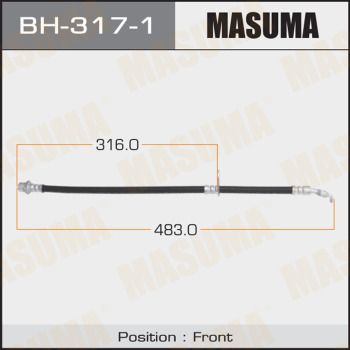 Шланг тормозной Masuma BH3171