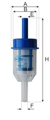 Фильтр топливный BIG FILTER GB609