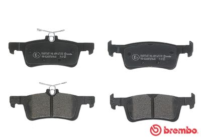 Колодки тормозные дисковые задние BREMBO P61121