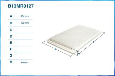Фильтр воздушный CWORKS B13MR0127
