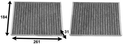 Фильтр салона JS ASAKASHI AC0148CSET