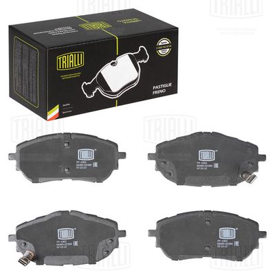 Колодки тормозные дисковые передние TRIALLI PF4363