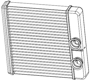 Радиатор отопителя LUZAR LRH0194