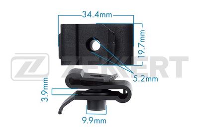 Клипса крепежная Zekkert BE1708