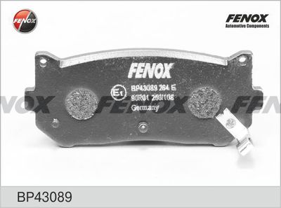 Колодки тормозные задние FENOX BP43089