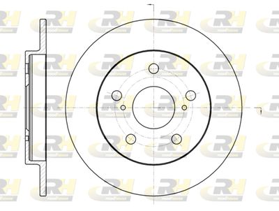 Диск тормозной задний ROADHOUSE 6107400