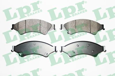 Колодки тормозные дисковые LPR 05P1768
