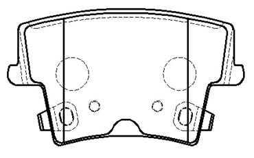 Колодки тормозные дисковые HSB HP5256