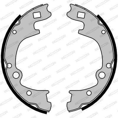 Колодки тормозные барабанные PMC PLA004