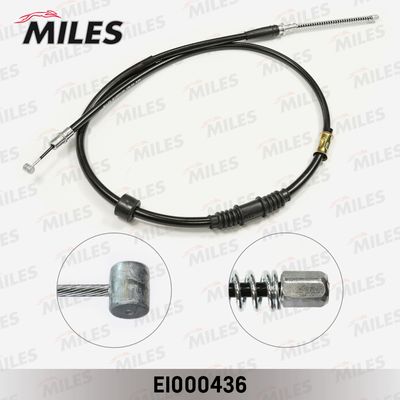 Трос ручного тормоза задний правый Miles EI000436