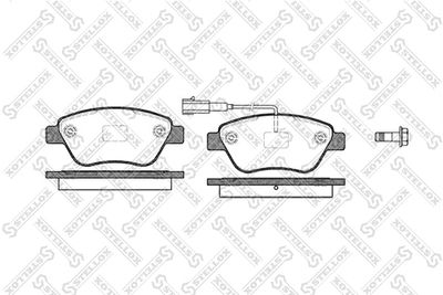 Колодки тормозные дисковые передние STELLOX 869011SX