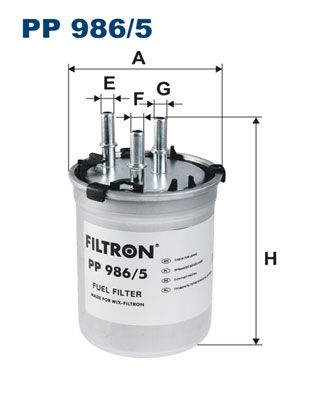Фильтр топливный FILTRON PP9865