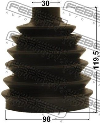 Пыльник ШРУС наружный комплект FEBEST 1617P164S