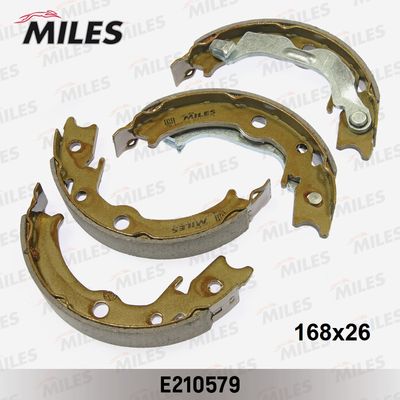 Колодки стояночного тормоза Miles E210579