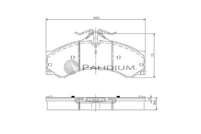 Колодки тормозные дисковые комплект Mercedes A9004200400