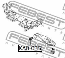 Сайлентблок FEBEST KAB035