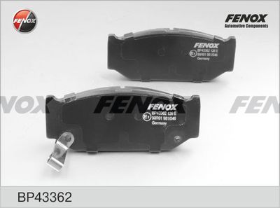 Колодки тормозные передние FENOX BP43362