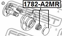 Ступица задняя FEBEST 1782A2MR