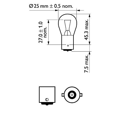 Лампа PHILIPS 12445CP