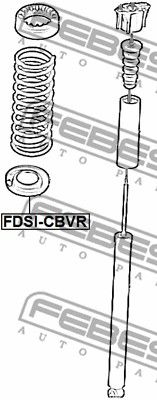 Проставка пружины задней нижняя FEBEST FDSICBVR