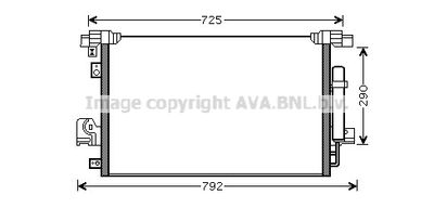 Радиатор кондиционера AVA MT5210D