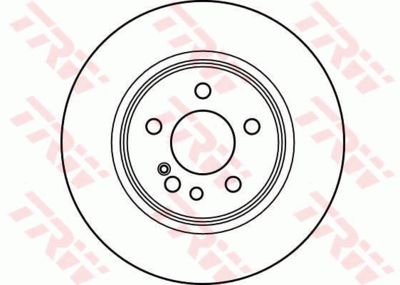 Диски тормозные комплект TRW DF2596