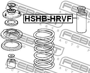 Пыльник амортизатора переднего FEBEST HSHBHRVF
