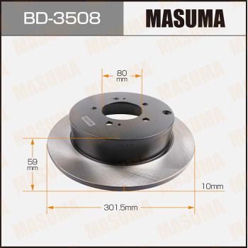 Диск тормозной Masuma BD3508