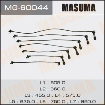 Комплект проводов высоковольтных Masuma MG60044