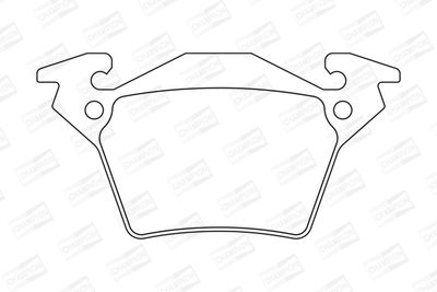 Комплект колодок для дискового тормоза AYWIparts AW1810452