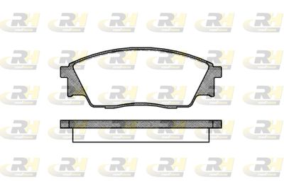 Колодки тормозные дисковые ROADHOUSE 230700