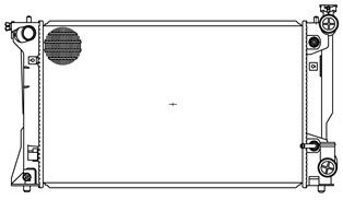 Радиатор охлаждения LUZAR LRC19H0