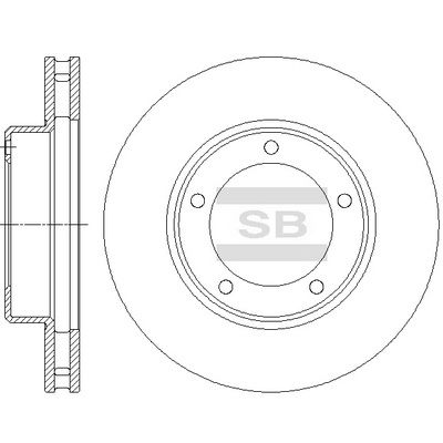 Диск тормозной SANGSIN SD4037