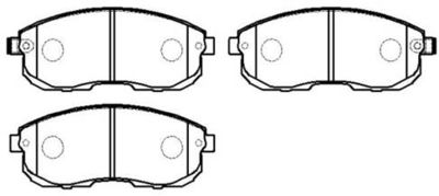 Колодки тормозные дисковые HSB HP8347