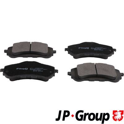 Колодки тормозные дисковые передние JP Group 4163607810